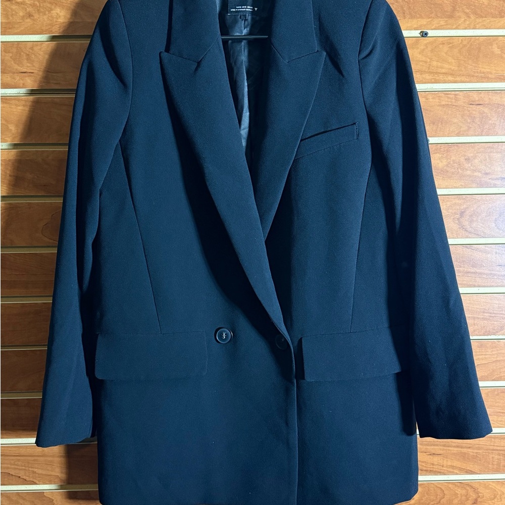 Women's Black Blazer Coat